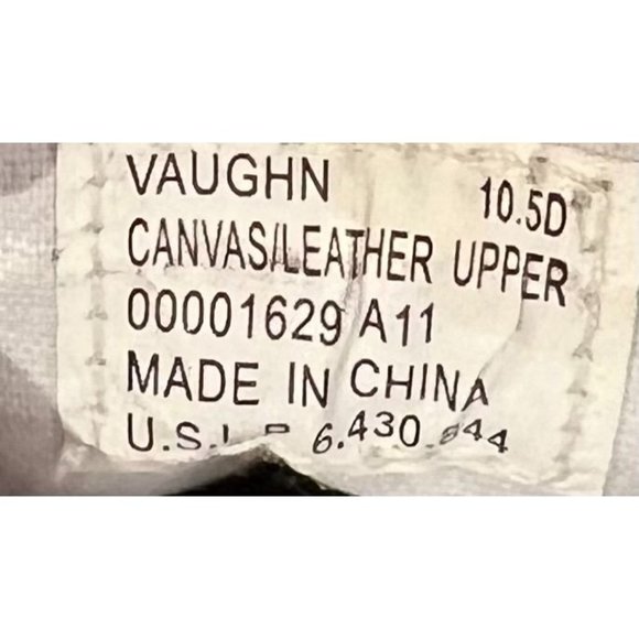 Polo Ralph Lauren Vaughn Black Canvas/Leather - 816117224001 Men's size 10.5D - Picture 8 of 9